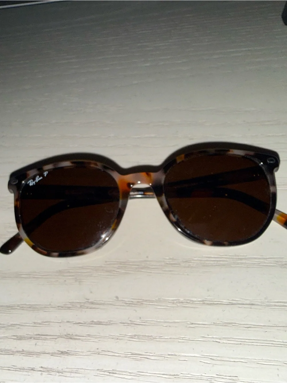 Ray-Ban Tortoise Brown Round Sunglasses